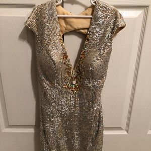 Clarisse Champagne Cocktail Dress